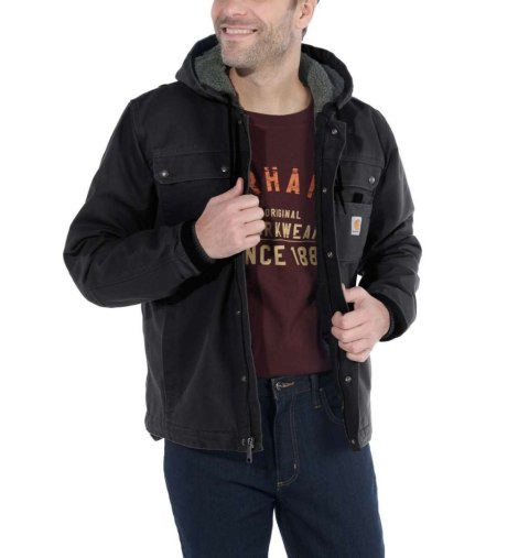 Kurtka Carhartt Sandstone Barlett Jacket Black Kurtka Carhartt Sandstone Barlett Jacket Black
