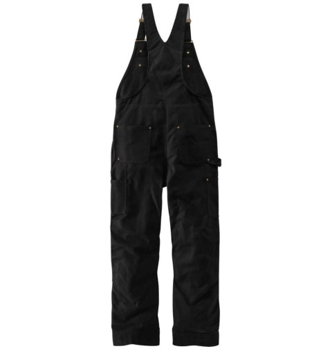 Ocieplane Ogrodniczki Carhartt Firm Duck Black Ocieplane Ogrodniczki Carhartt Firm Duck Black