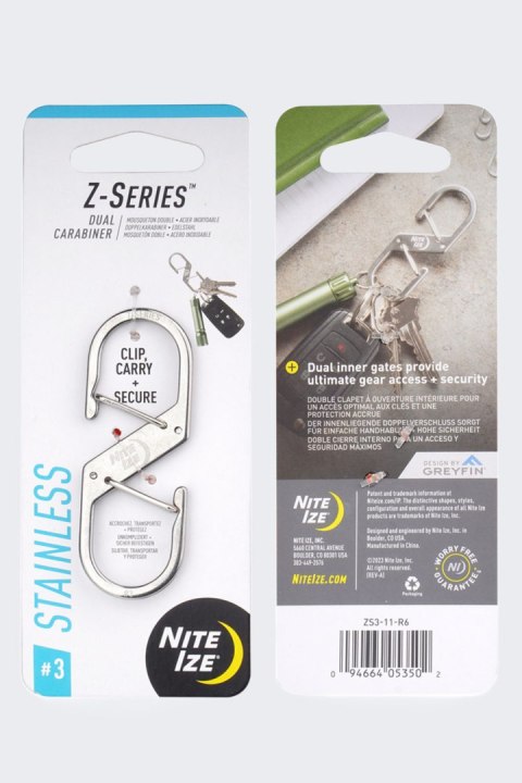 Podwójny Karabinek Nite Ize ZSeries 3 Stainless Podwójny Karabinek Nite Ize ZSeries 3 Stainless