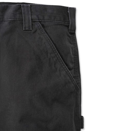 Spodnie Carhartt Washed Twill Dungaree Black Spodnie Carhartt Washed Twill Dungaree Black
