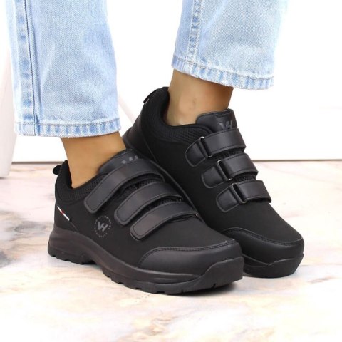 Buty trekkingowe na rzepy Vanhorn W WOL168 czarne