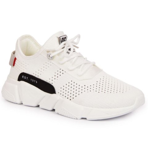 Buty sportowe tekstylne Big Star W JJ274271 białe