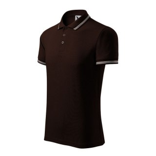 Koszulka polo Malfini Urban M MLI-21927 kawowy