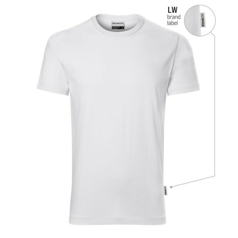 Koszulka męska Resist heavy (biały (brand label)) Koszulka męska Resist heavy (biały (brand label))