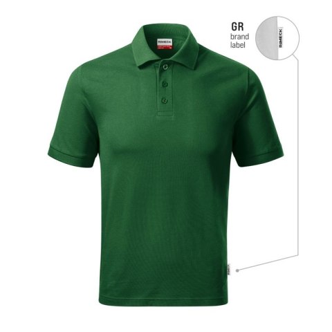 Koszulka polo męska Resist Heavy Polo (zieleń butelkowa 06 (brand label)) Koszulka polo męska Resist Heavy Polo (zieleń butelkowa 06 (brand label))