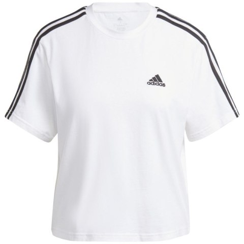 Koszulka adidas Essentials 3-Stripes Single Jersey Crop Top W HR4915 Koszulka adidas Essentials 3-Stripes Single Jersey Crop Top W HR4915
