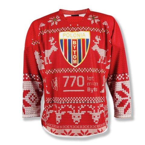 Replika bluzy meczowej Świąteczna Polonia Bytom M SREBBSPREP24-XMAS Replika bluzy meczowej Świąteczna Polonia Bytom M SREBBSPREP24-XMAS