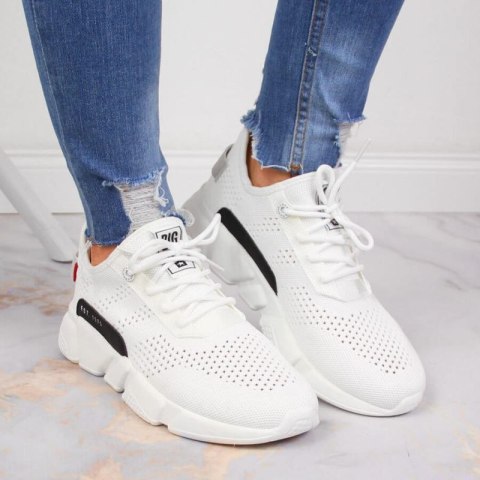 Buty sportowe tekstylne Big Star W JJ274271 białe