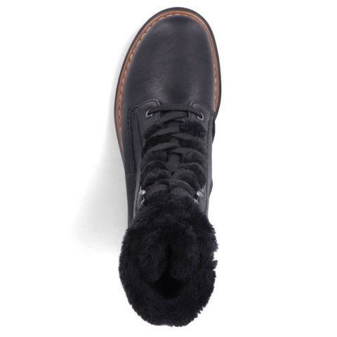 Buty z futerkiem Rieker W 72625-00 RKR714