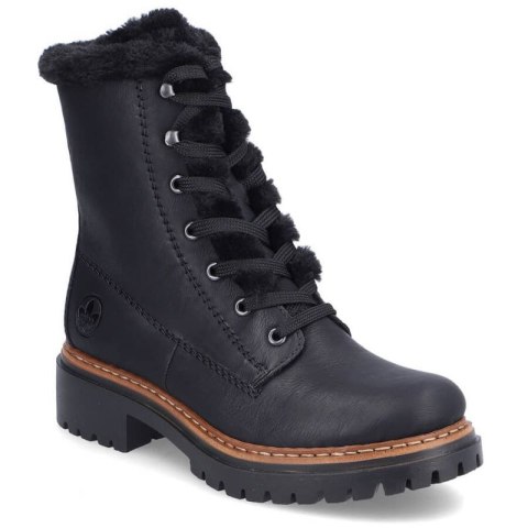 Buty z futerkiem Rieker W 72625-00 RKR714